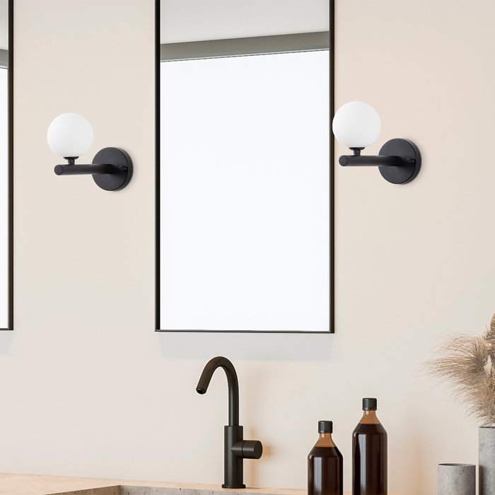 Opviq Domino - 11033 Lámpara de pared Blanco y Negro Opviq Domino - 11033 Lámpara de pared Blanco y Negro